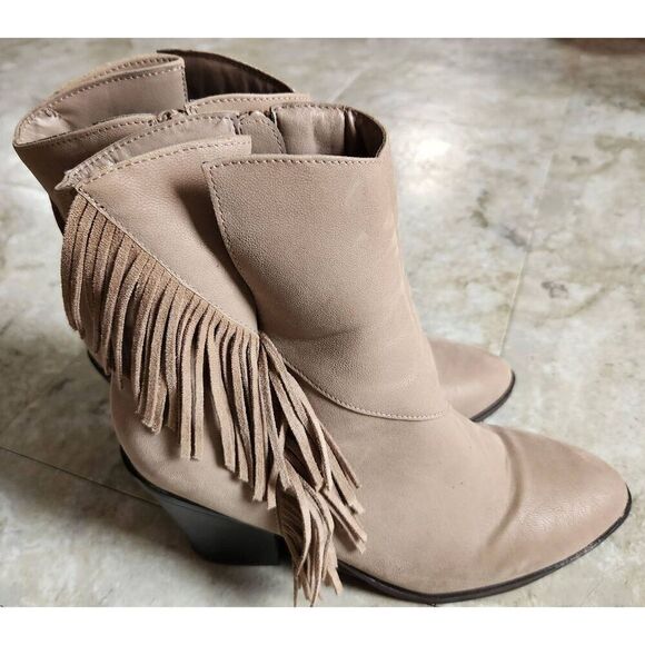 Maurices western fringed ankle boots m - Picture 5 of 12